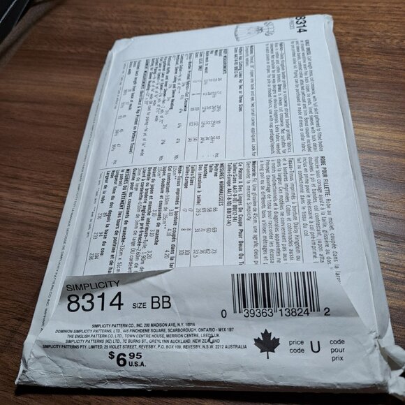 VTG Simplicity Pattern #8314 Daisy Kingdom Dress 1993 UNCUT Sz BB 12-14 - Picture 4 of 8